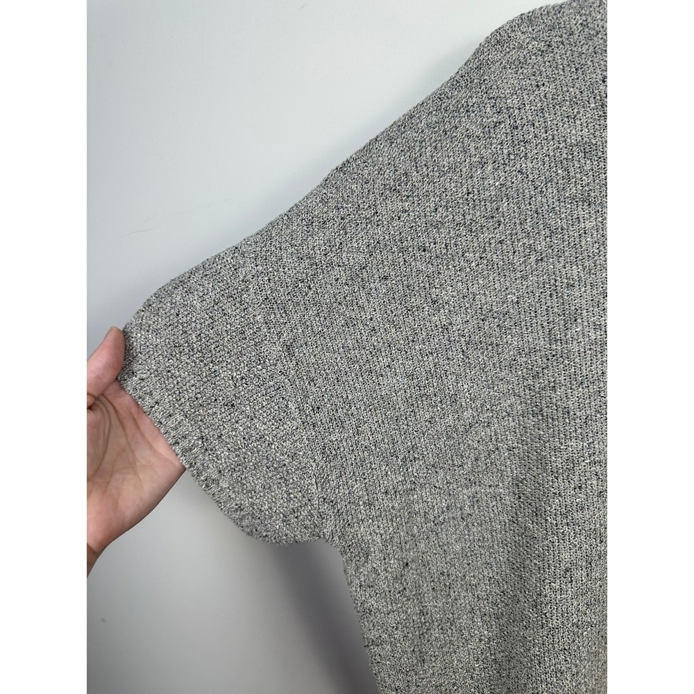 Eileen Fisher Silk Knit Box Top Women L Ash Grey NWT 100% Silk Relaxed Fit - Picture 5 of 8